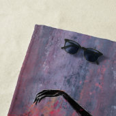 踊りレディビーチタオル ビーチタオル (インサイチュ)