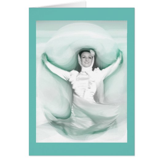 踊りレディーアートカード (正面)