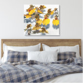 踊りレディーイエローオンシジウムラン キャンバスプリント (インサイチュ (寝室))