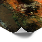 踊りレディーインサンフラワーズ – オリジナル絵画ズアート ポスター (角)