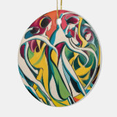 踊りレディースオーナメント セラミックオーナメント (左)