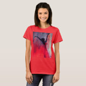 踊りレディ・イン・レッドTシャツ Tシャツ (正面フル)
