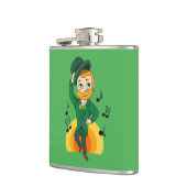 踊りレプレシャン、セント・パトリック・デイ・マンガ フラスク (左)