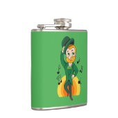 踊りレプレシャン、セント・パトリック・デイ・マンガ フラスク (右)