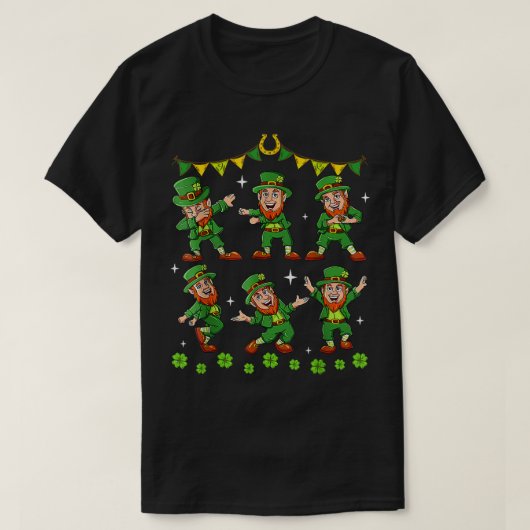 踊りレプレチャウンズSt patricks dayシャムロックボーイズ Tシャツ (デザイン正面)