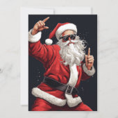 踊りロッカーサンタ シーズンカード (正面)