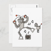 踊りロボット ポストカード (正面/裏面)