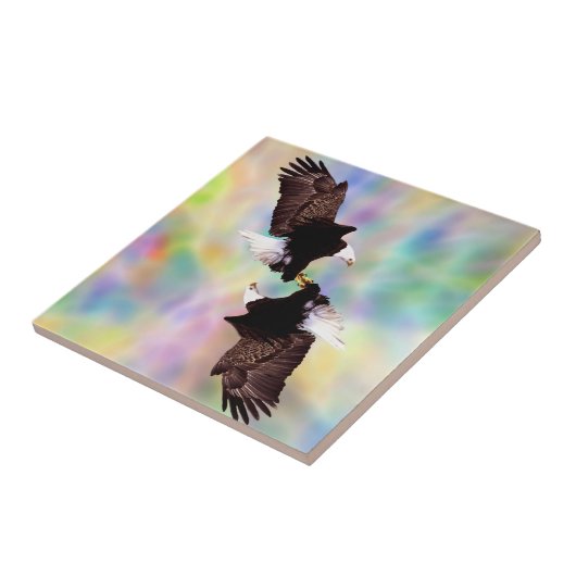 踊りワシ タイル (側面)