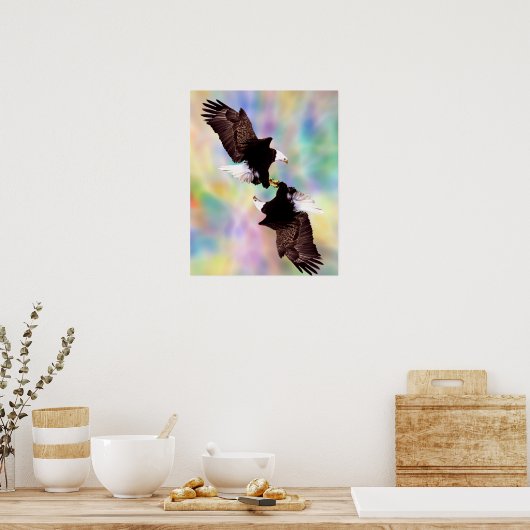 踊りワシ ポスター (キッチン)