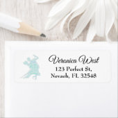 踊りワードアートカップバッハタサルサ ラベル (インサイチュ)