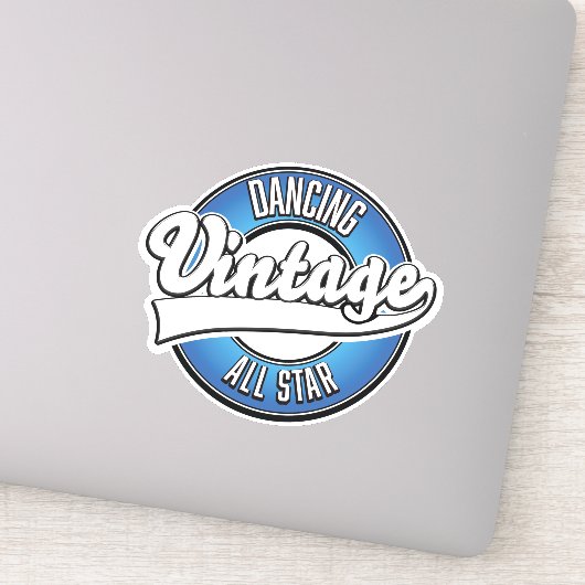 踊りヴィンテージオールスターロゴシール シール (詳細)