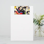 踊りヴィンテージカップル 便箋 (スタンド正面)