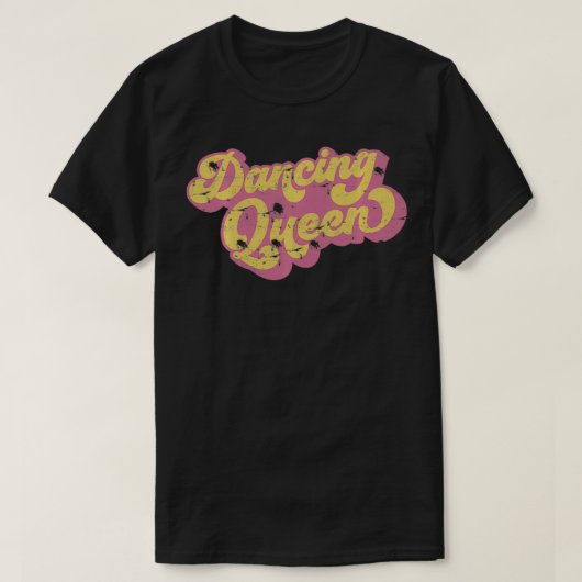 踊りヴィンテージ踊り70s tシャツ (デザイン正面)