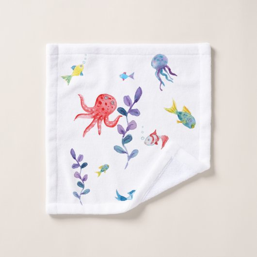 踊り人魚 バスタオルセット (ウォッシュタオル)