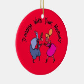 踊り付きメモリーズセラミックオーナメント セラミックオーナメント (右)