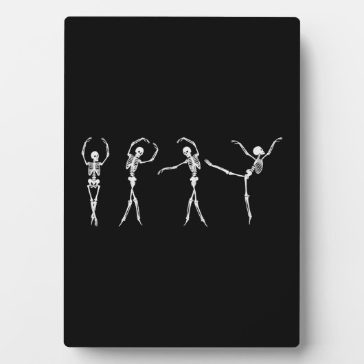 踊り体操スケルトンハロウィーン フォトプラーク (正面)