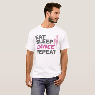 踊り先生ス食べリープダンスリピート Tシャツ