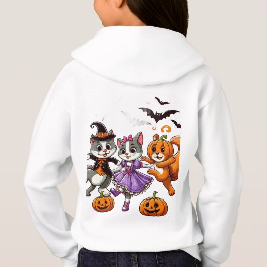踊り動物のハロウィーンコスチューム (裏面)