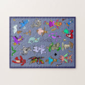 踊り動物パズル ジグソーパズル (横)