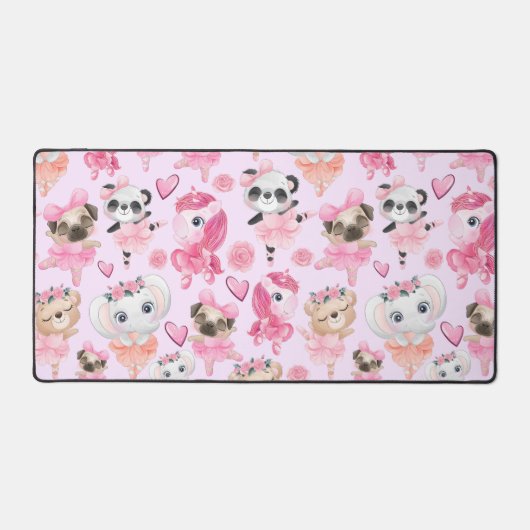 踊り動物 デスクマット (正面)