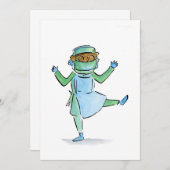 踊り医 招待状 (正面/裏面)