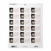 踊り女性住所 シール (フルシート)