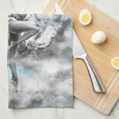 踊り女性用キッチンタオル キッチンタオル (四つ折り)