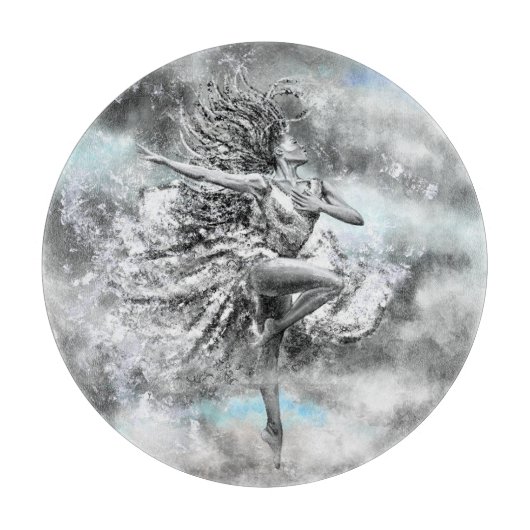 踊り女性用切削ボード カッティングボード (正面)