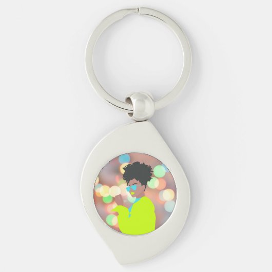 踊り女王。 キーホルダー (正面)