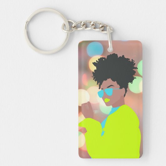 踊り女王。 キーホルダー (正面)