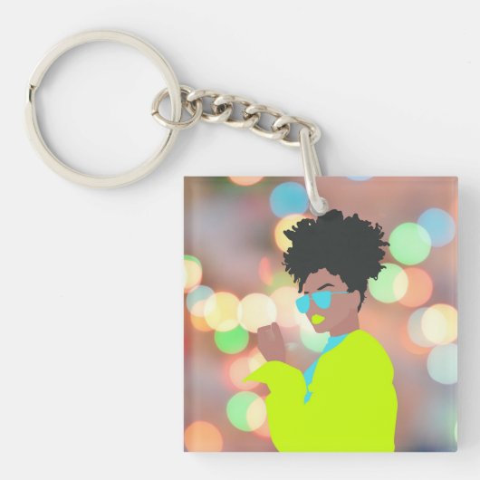 踊り女王。 キーホルダー (正面)