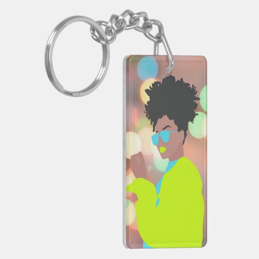 踊り女王。 キーホルダー (正面左)