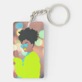 踊り女王。 キーホルダー (裏面)