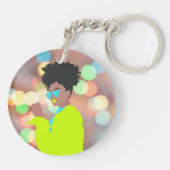 踊り女王。 キーホルダー (裏面)