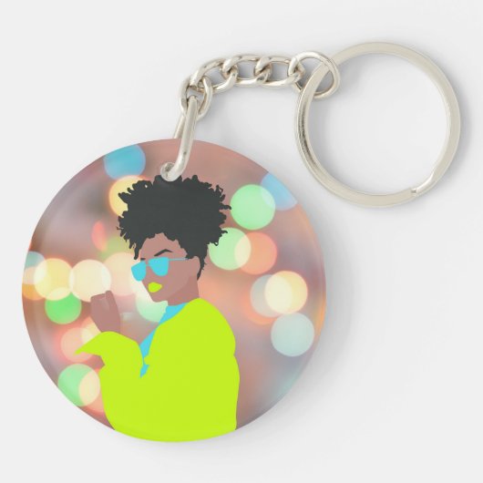 踊り女王。 キーホルダー (裏面)