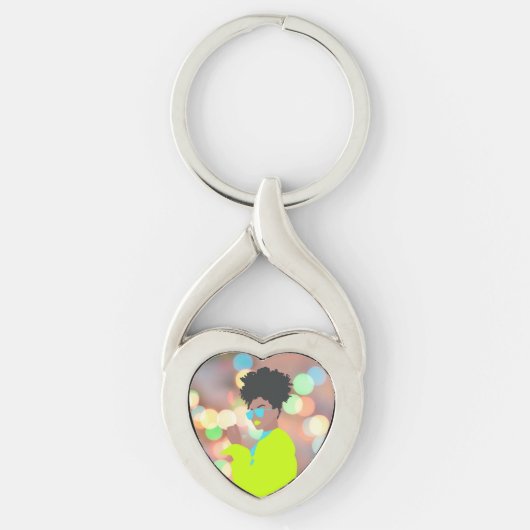 踊り女王。 キーホルダー (正面)