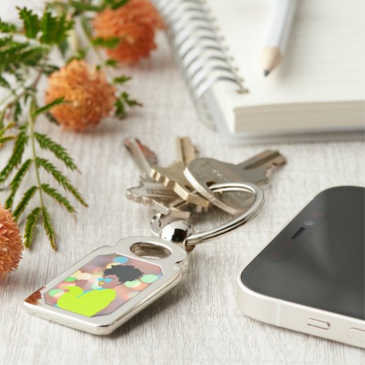 踊り女王。 キーホルダー (側面)