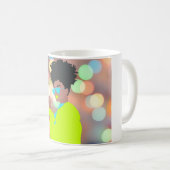 踊り女王。 コーヒーマグカップ (正面右)