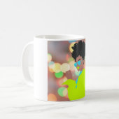 踊り女王。 コーヒーマグカップ (正面左)