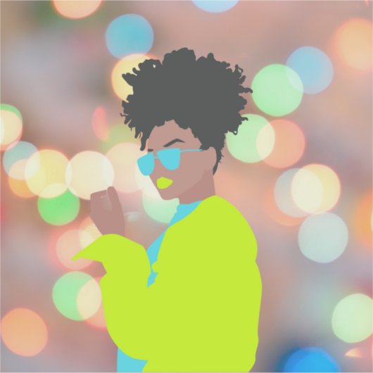 踊り女王。 シール (正面)