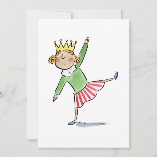 踊り女王 招待状 (正面)