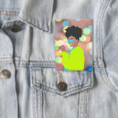 踊り女王。 缶バッジ (インサイチュ)