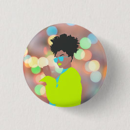 踊り女王。 缶バッジ