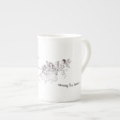 踊り妖精の国骨中国マグカップ ボーンチャイナマグカップ (正面右)