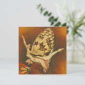 踊り妖精スクエア感じ招待状 招待状 (スタンド正面)