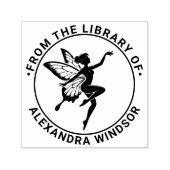 踊り妖精バタフライウイングライブラリのブック名 セルフインキングスタンプ (デザイン)