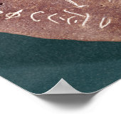 踊り子の刻まれた石 ポスター (角)