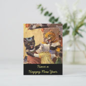 踊り子猫の新年 シーズンポストカード (スタンド正面)
