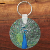 踊り孔雀 キーホルダー (正面)