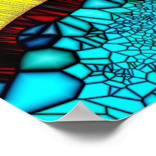 踊り孔雀 ポスター (角)